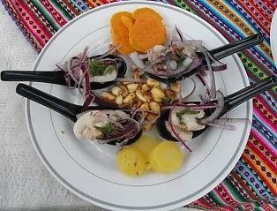 Mushroom Ceviche, Peruvian style