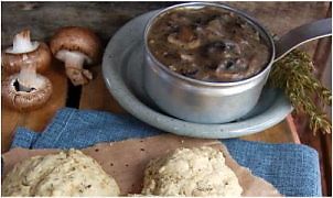 Biscuits and Mushroom Gravy