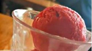 Strawberry Sorbet from The Perch