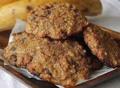 Chocolate Chip Banana Cookies