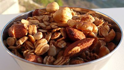 Granola with Nuts and Seeds - Healthy Vegan Recipes - HappyCow