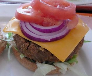 Smoked Tofu and Bean Burger - Healthy Vegan Recipes - HappyCow