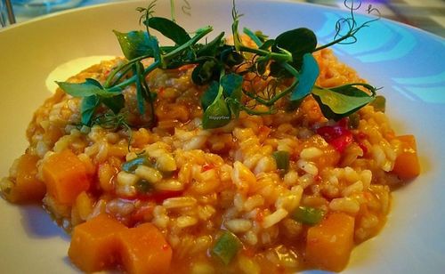 Butternut Squash Risotto - Healthy Vegan Recipes - HappyCow