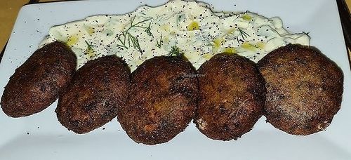 Greek Meatballs with Tzatziki Sauce - Healthy Vegan Recipes - HappyCow