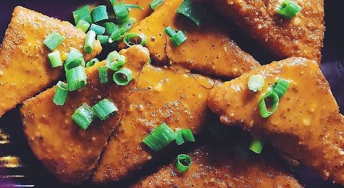 Buffalo Tofu (Buffalofu) - Healthy Vegan Recipes - HappyCow