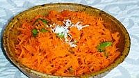 Gujarati Carrot Salad with Mustard Seeds - Healthy Vegan Recipes - HappyCow