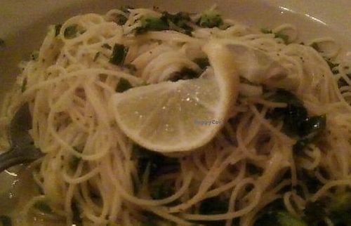 Angel Hair Pasta in Rich Creme Sauce - Healthy Vegan Recipes - HappyCow