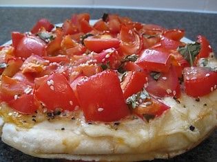 Mediterranean Pizza - Healthy Vegan Recipes - HappyCow