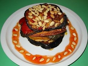 Grilled Vegetable and Tofu Stack - Healthy Vegan Recipes - HappyCow
