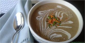 Middle Eastern Red Lentil Soup - Healthy Vegan Recipes - HappyCow