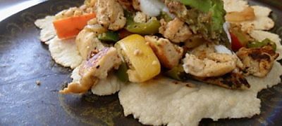 Lemon Pepper Tofu Fajitas - Healthy Vegan Recipes - HappyCow