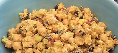 Curry Chickpea Salad - Healthy Vegan Recipes - HappyCow