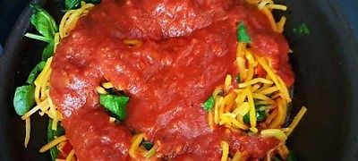 Butternut Noodle Spaghetti - Healthy Vegan Recipes - HappyCow