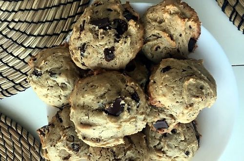 Chocolate Chunk Tahini Cookies - Healthy Vegan Recipes - HappyCow