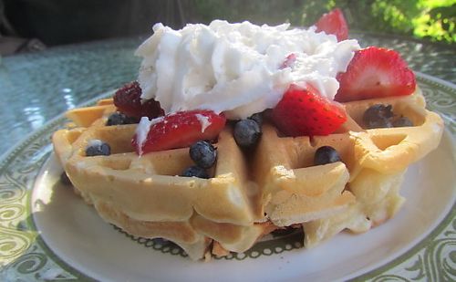 Belgian Waffles - Healthy Vegan Recipes - HappyCow
