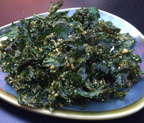 Crispy Kale Chips - Healthy Vegan Recipes - HappyCow