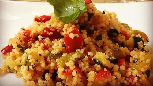 Easy Couscous and Veggies - Healthy Vegan Recipes - HappyCow