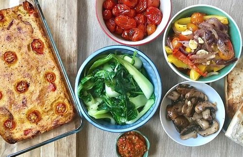 Polenta Tart - Healthy Vegan Recipes - HappyCow