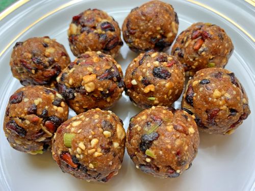 Pomegranate Lemongrass Bites - Healthy Vegan Recipes - HappyCow