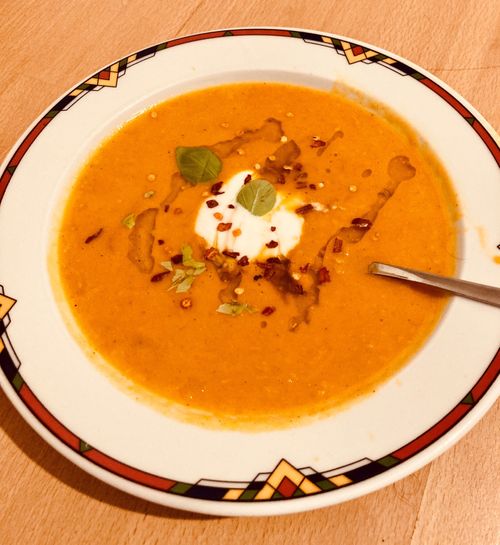 Lentil and Carrot Soup - Healthy Vegan Recipes - HappyCow