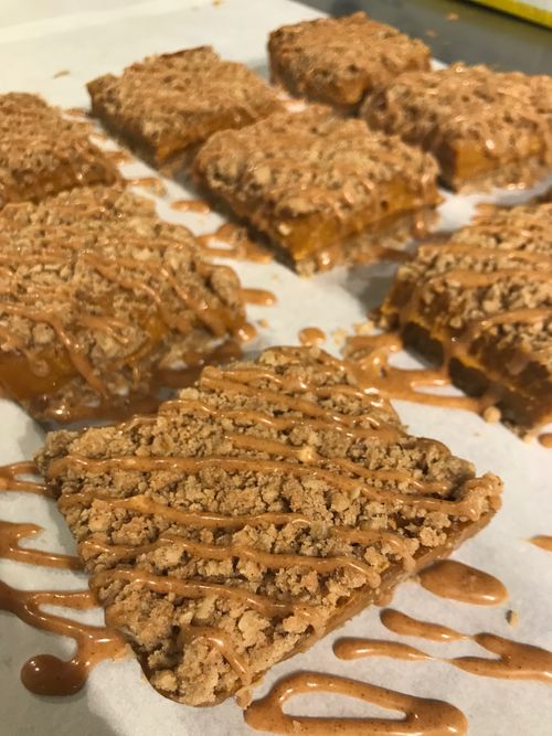 Pumpkin Pie Bars - Healthy Vegan Recipes - HappyCow