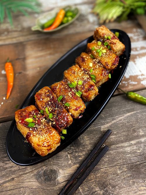 Crispy Spicy Fried Tofu - Healthy Vegan Recipes - HappyCow