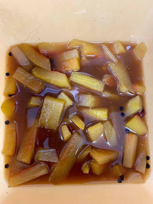 Pickled Watermelon Rinds - Healthy Vegan Recipes - HappyCow