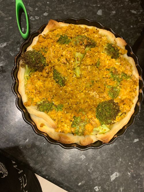 Easy Cheesy Quiche - Healthy Vegan Recipes - HappyCow