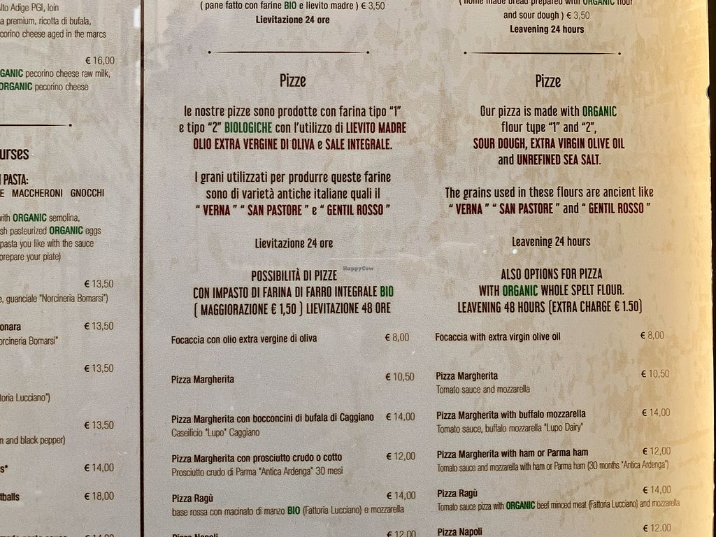 Pizza in Trevi Rome Restaurant HappyCow