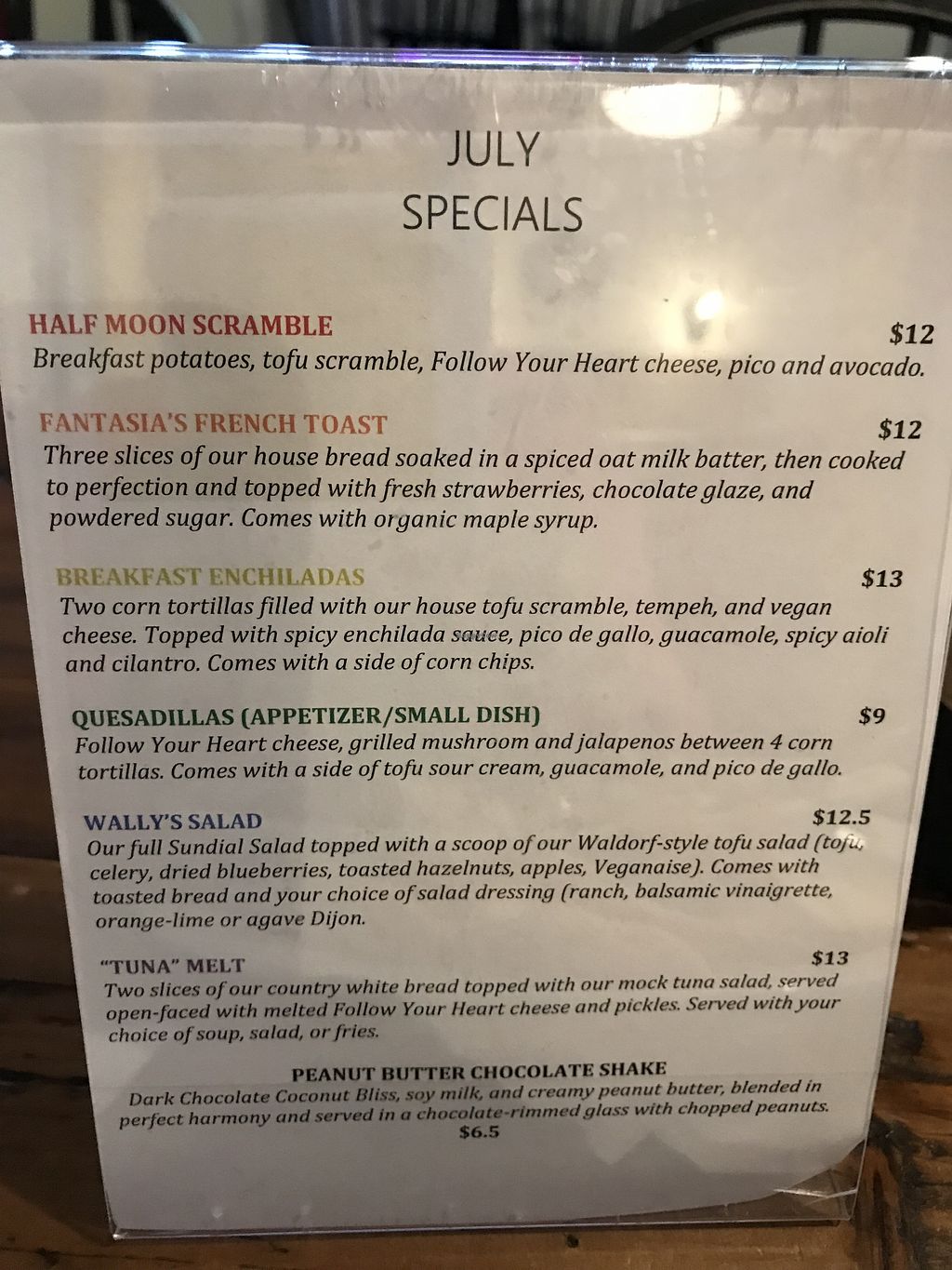 CLOSED Sundial Cafe Eugene Oregon Restaurant HappyCow