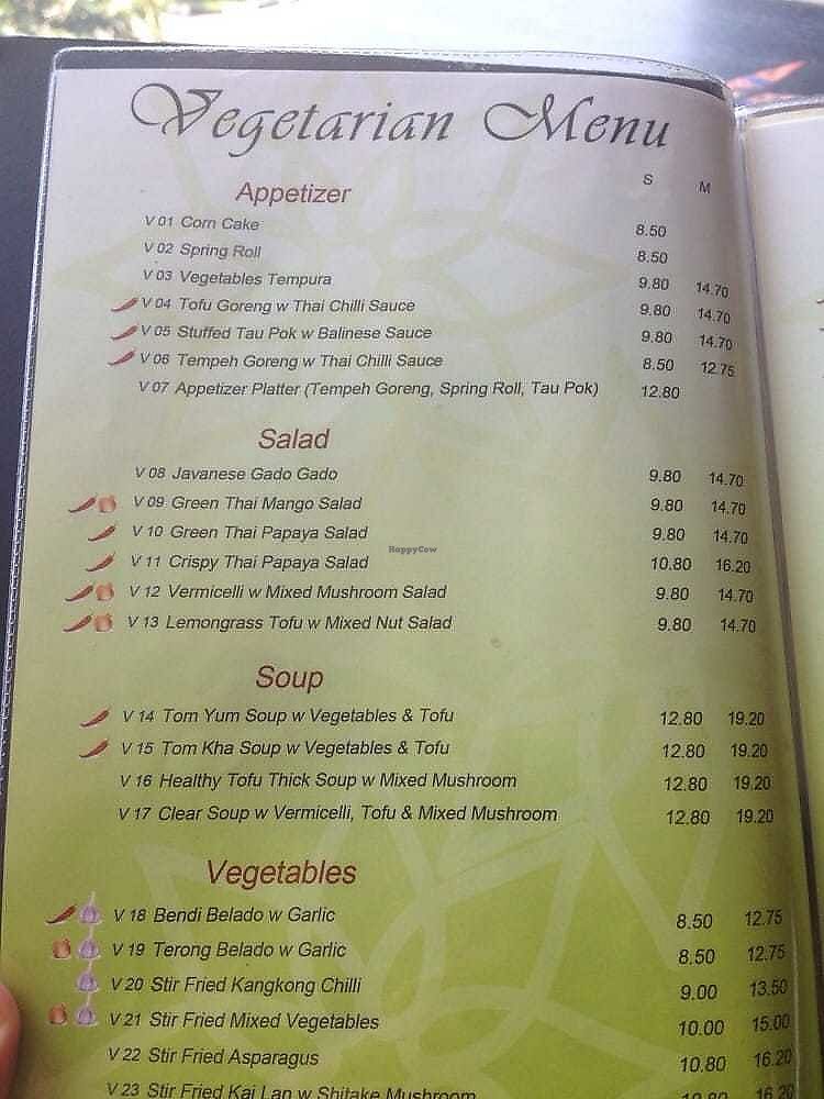 Bali Thai Suntec City Central Singapore Restaurant HappyCow
