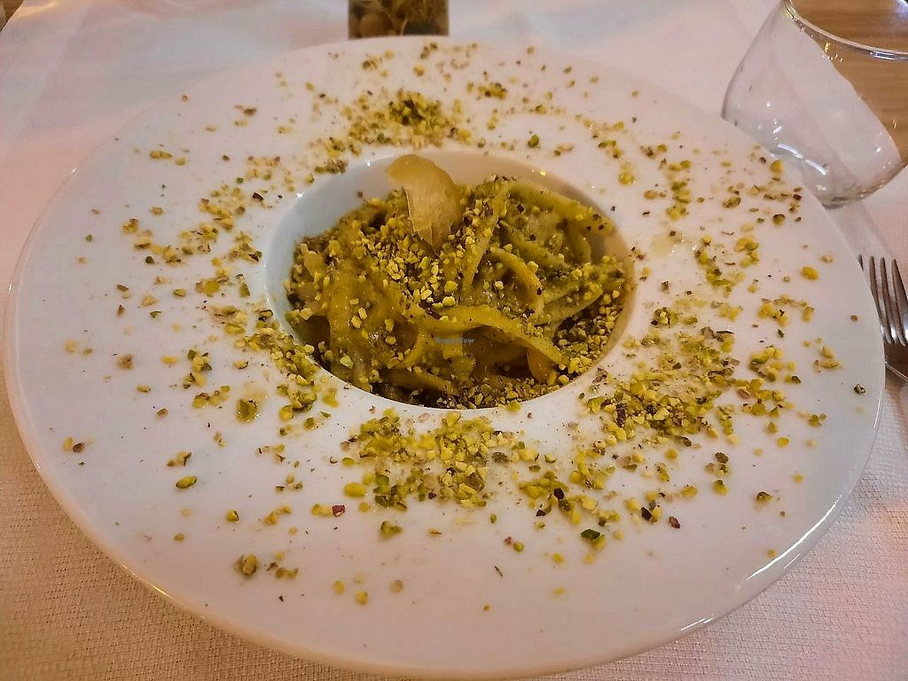 Pesto di Pistacchio Trani Restaurant HappyCow