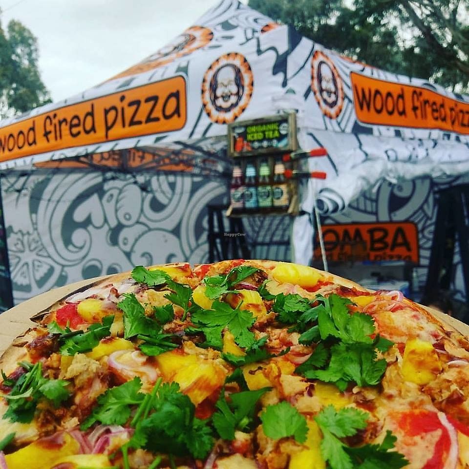 Bomba Wood Fired Pizza Melbourne Victoria Catering HappyCow