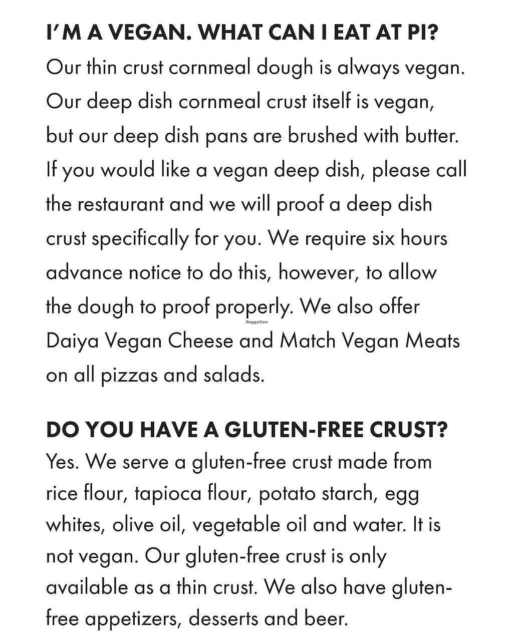 CLOSED Pi Pizzeria Downtown St Louis Missouri Restaurant HappyCow