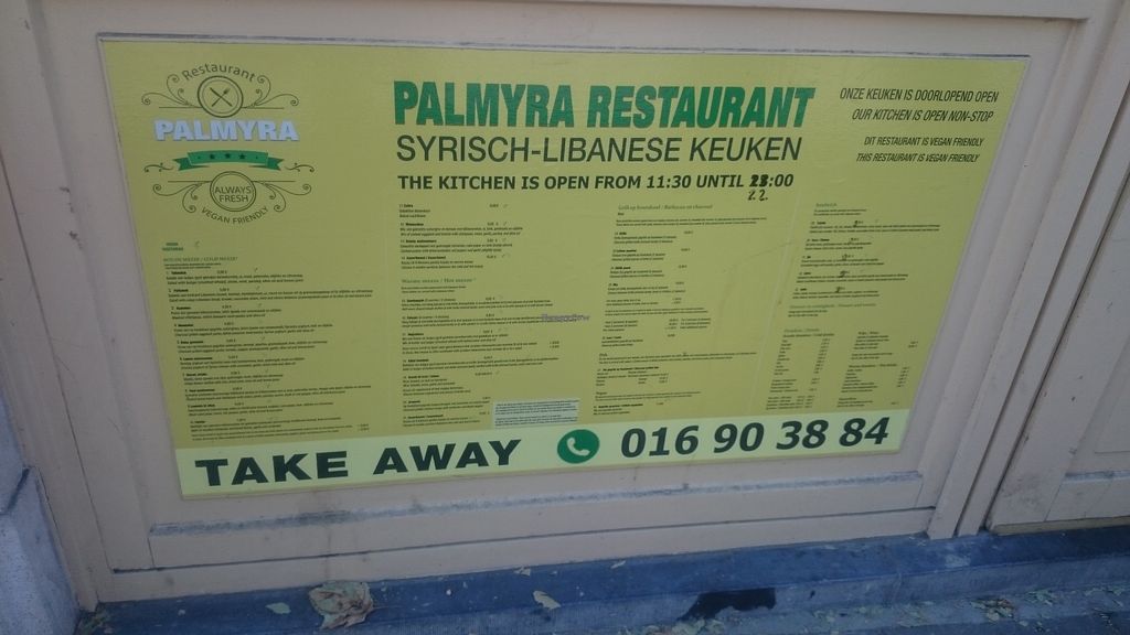 Palmyra Leuven Restaurant Hycow Menu At Palmyra In Leuven