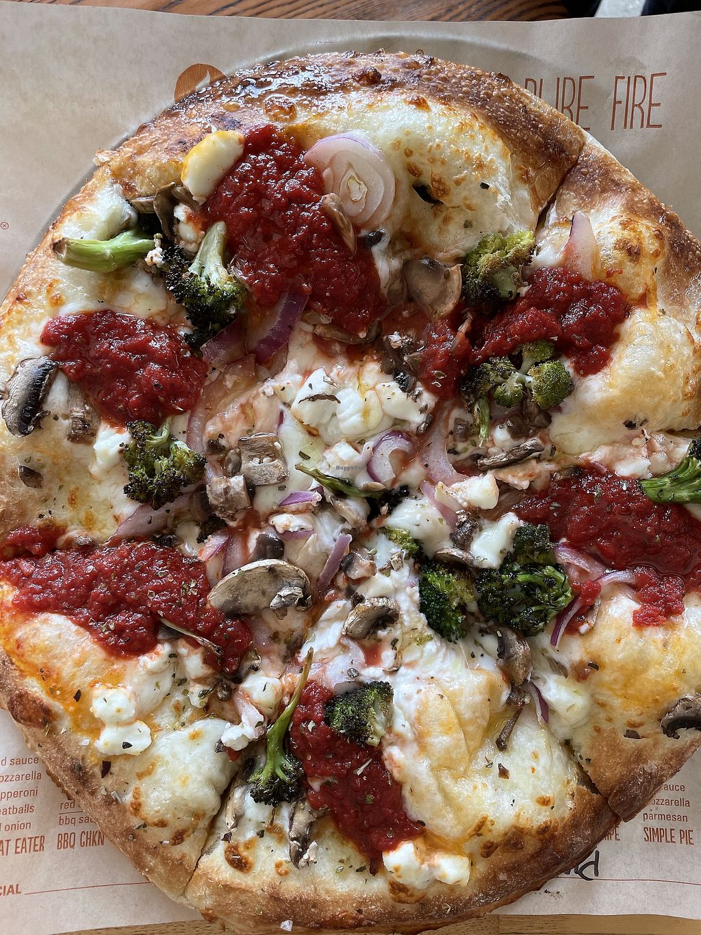 Blaze Pizza Niles Illinois Restaurant HappyCow