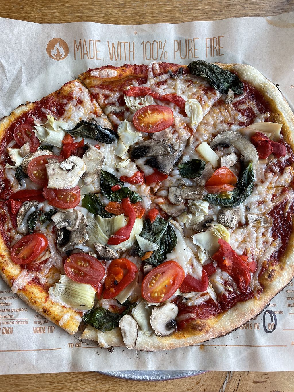 Blaze Pizza Holly Springs North Carolina Restaurant HappyCow