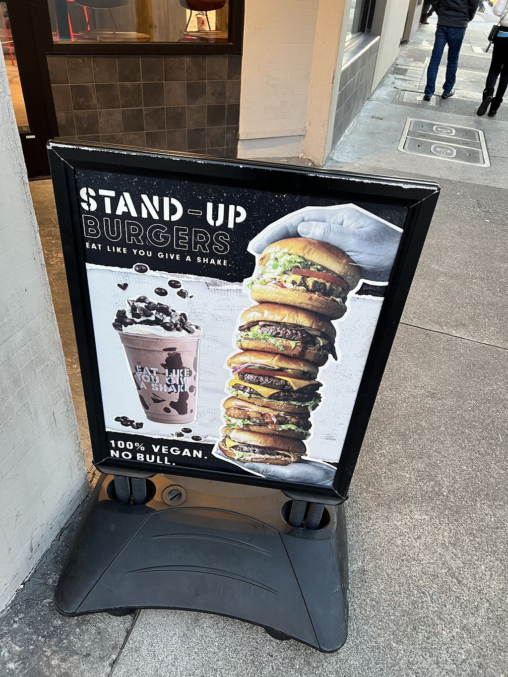 CLOSED StandUp Burgers Berkeley California Restaurant HappyCow