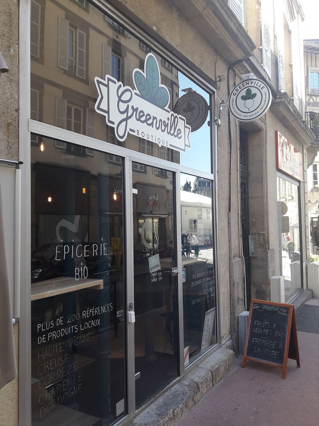 Greenville Boutique Limoges Restaurant HappyCow