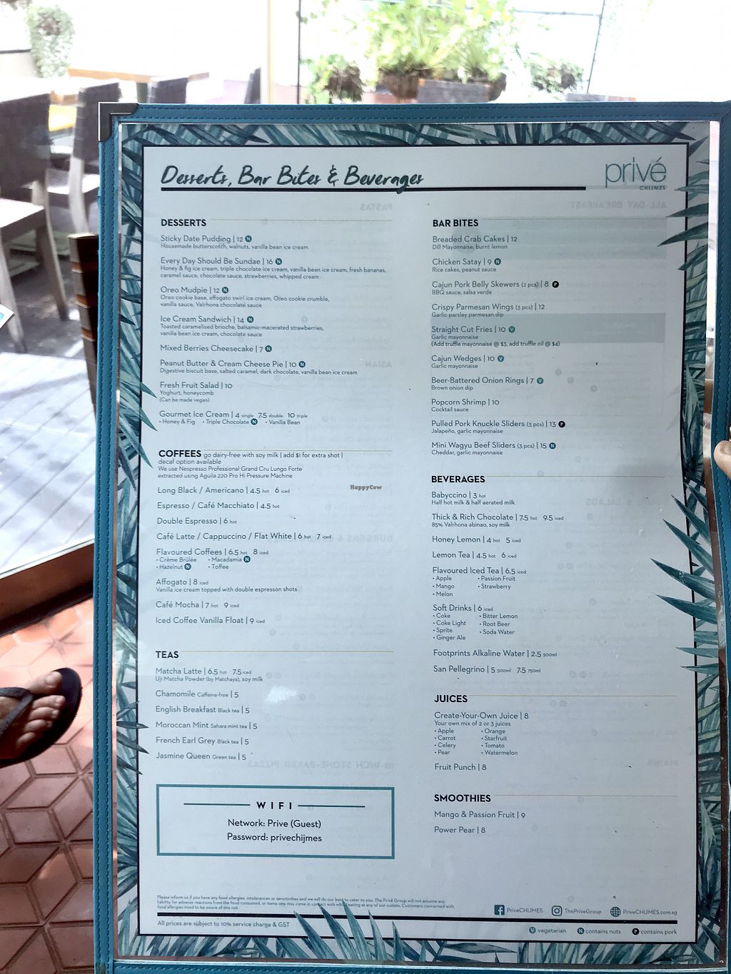 Prive Chijmes Central Singapore Restaurant HappyCow