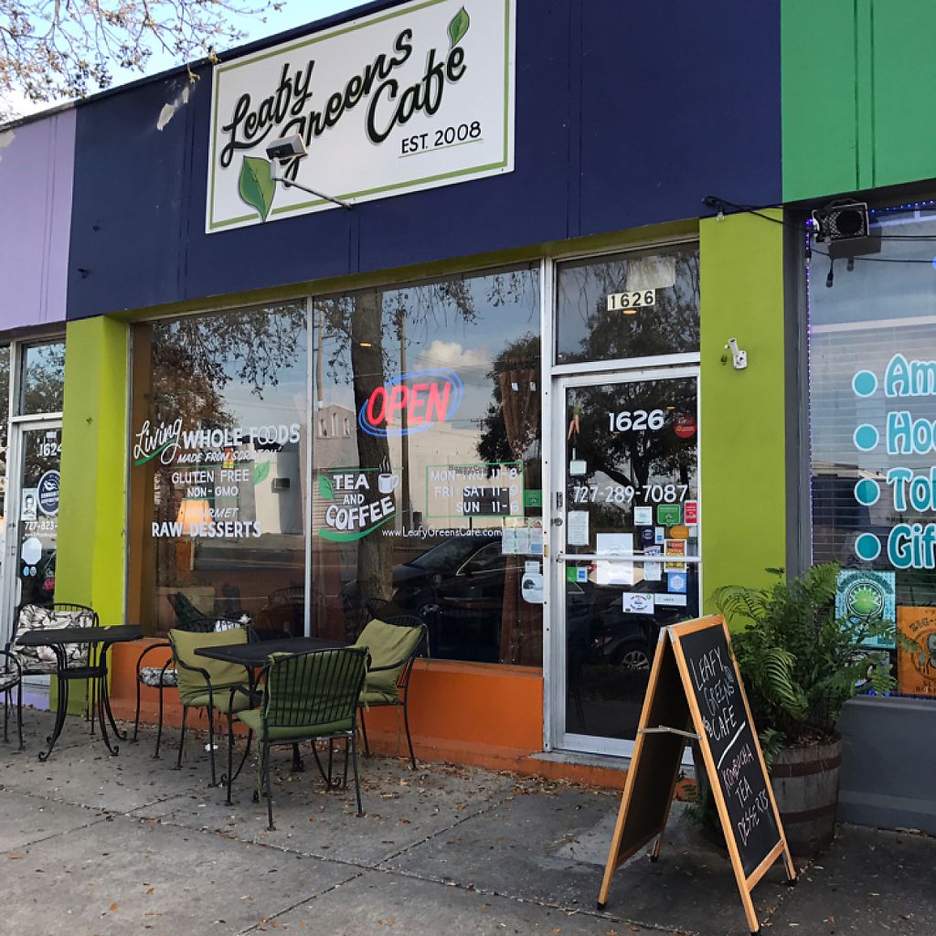 CLOSED Leafy Greens Cafe St Petersburg Florida Restaurant HappyCow