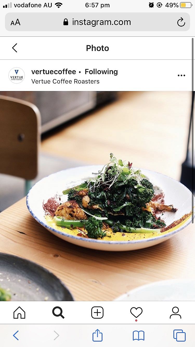 Vertue Coffee Roasters Carlton Victoria Restaurant HappyCow