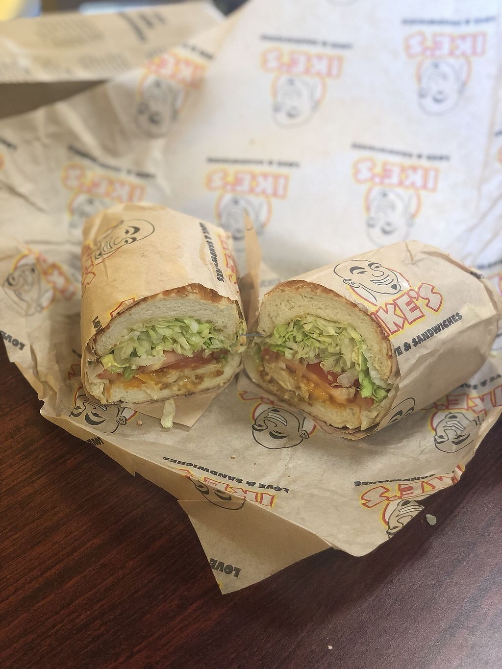 Ike's Palmdon Dr Fresno California Restaurant HappyCow