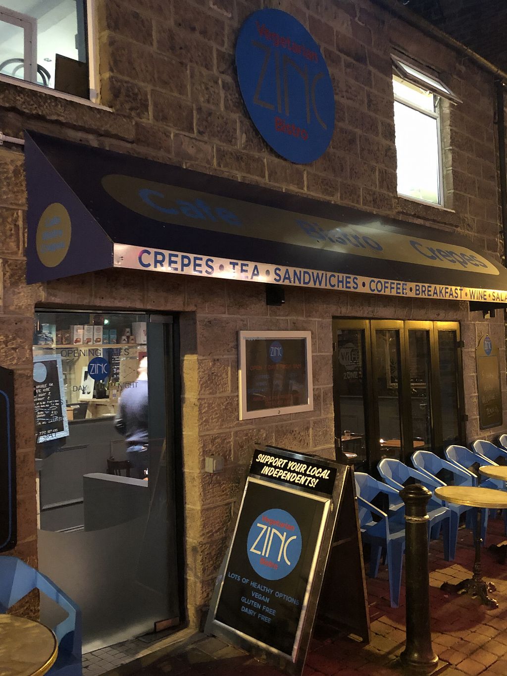 CLOSED Zinc Harrogate Restaurant HappyCow