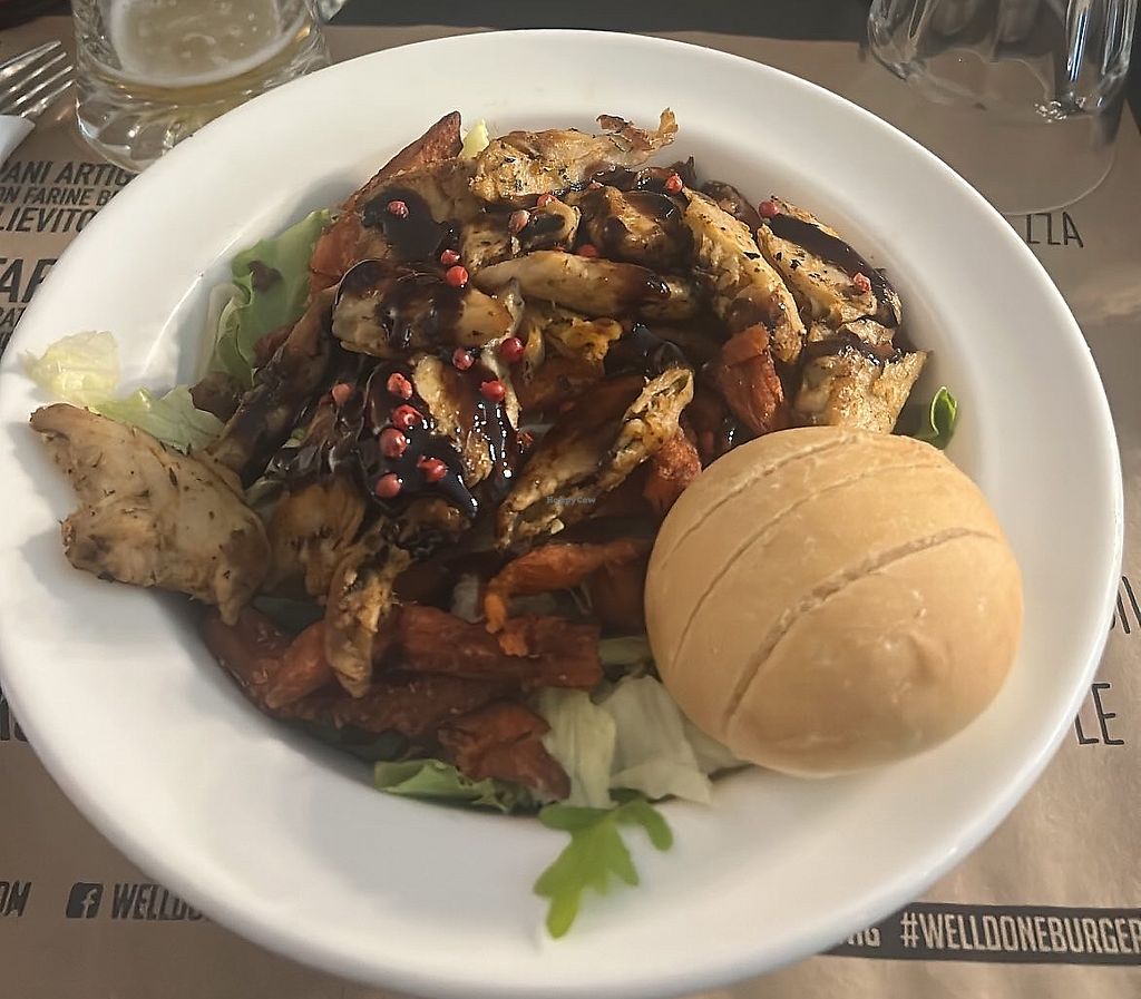 WellDone Burger Caprarie Bologna Restaurant HappyCow