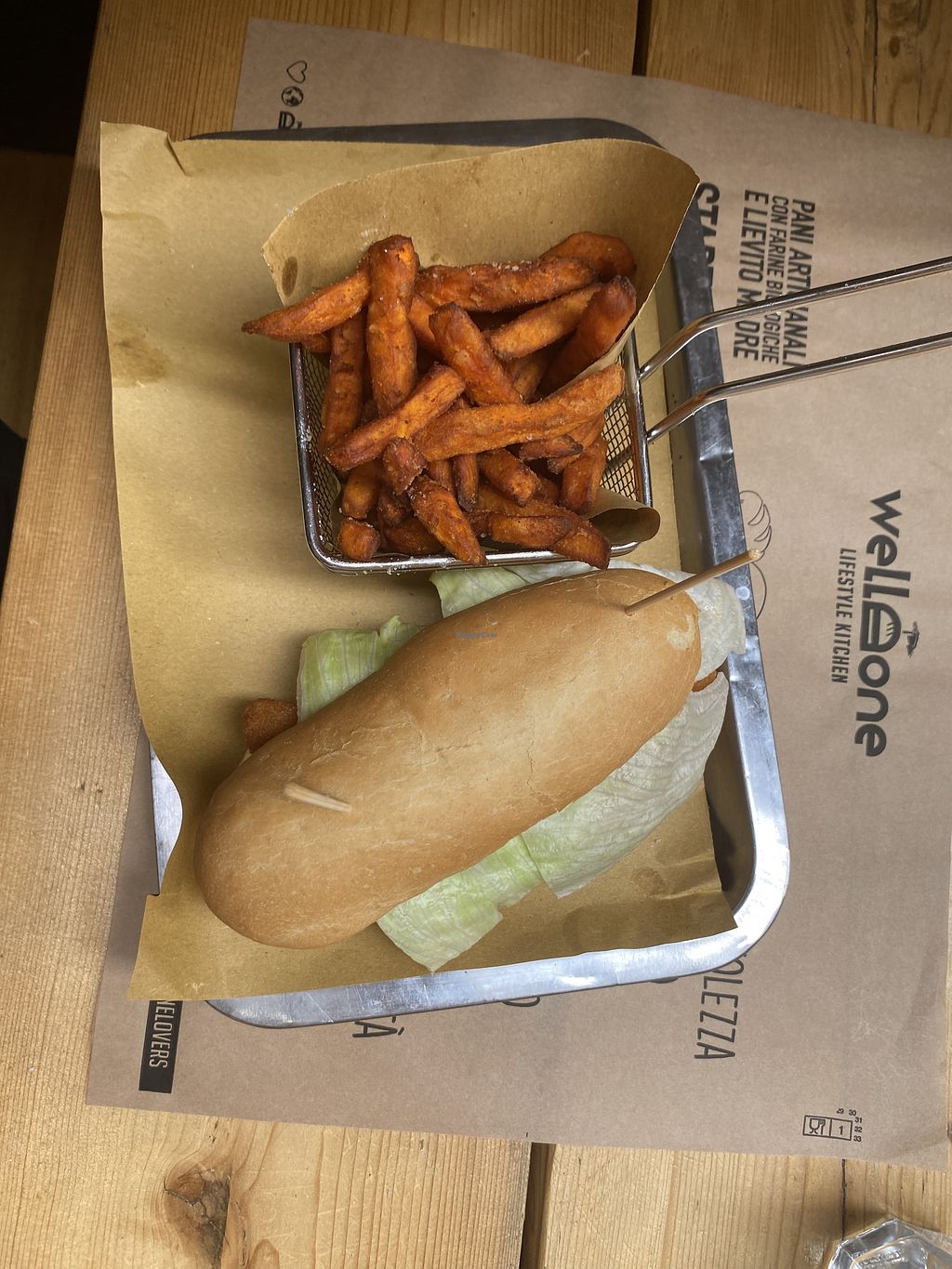 WellDone Burger Caprarie Bologna Restaurant HappyCow