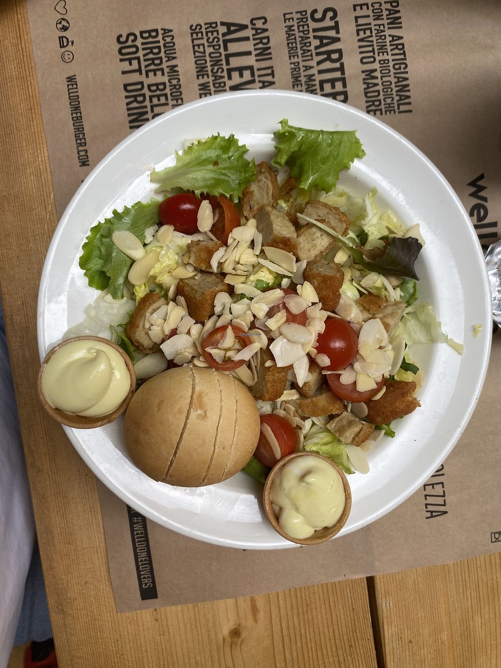 WellDone Burger Caprarie Bologna Restaurant HappyCow