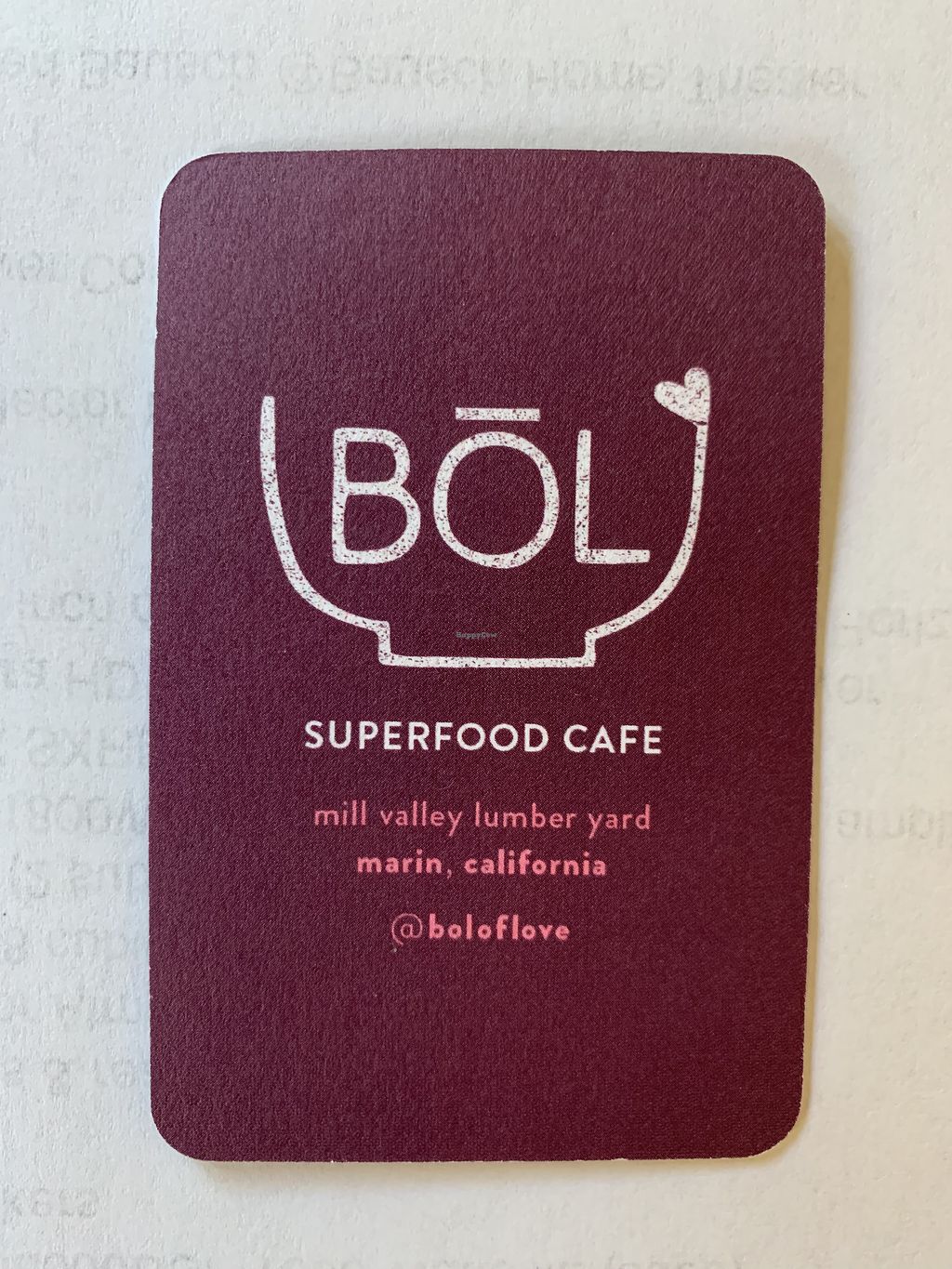 CLOSED BOL Superfood Cafe Mill Valley California Juice Bar HappyCow