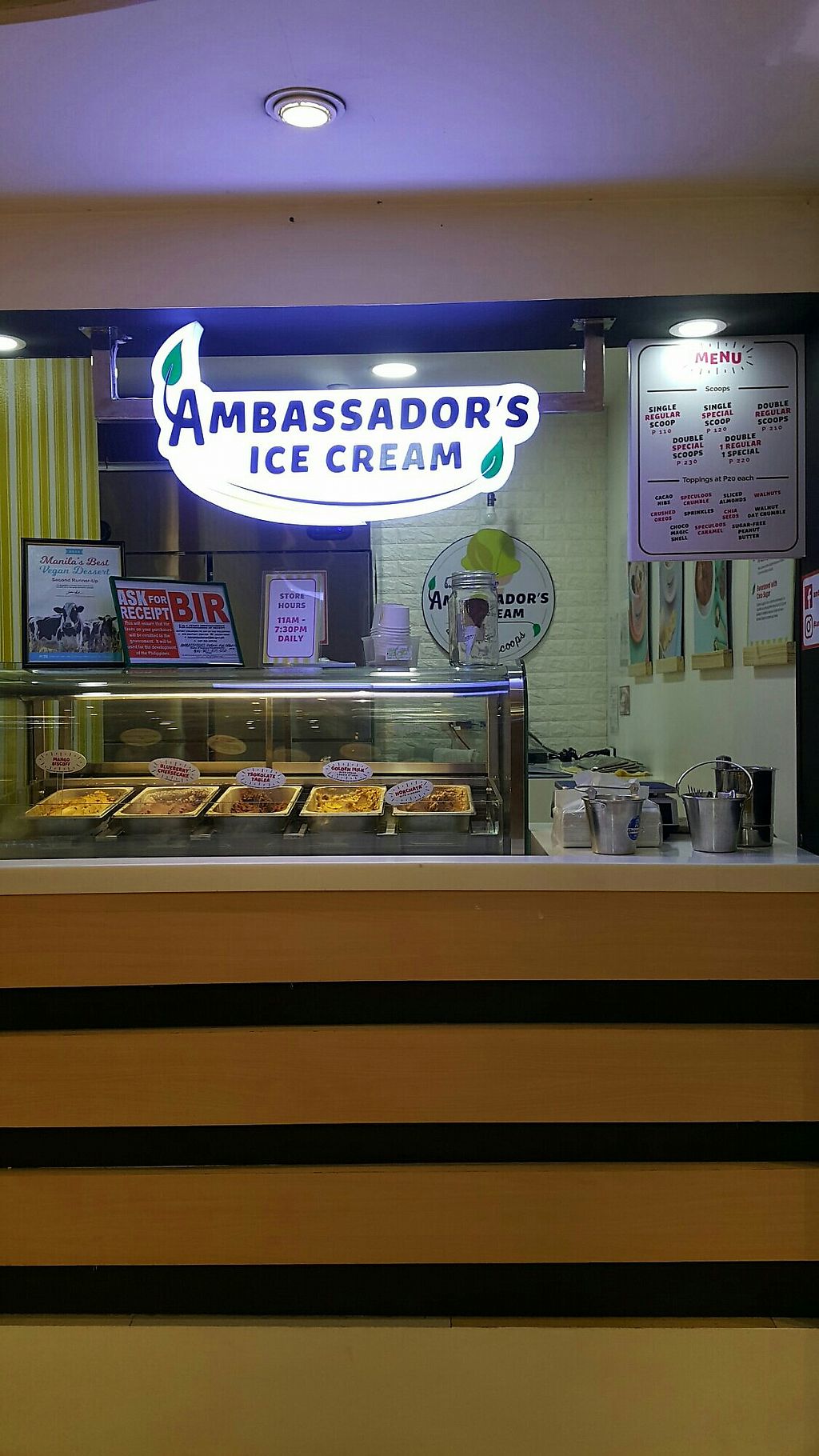 CLOSED Ambassadors Ice Cream Makati Ice Cream HappyCow