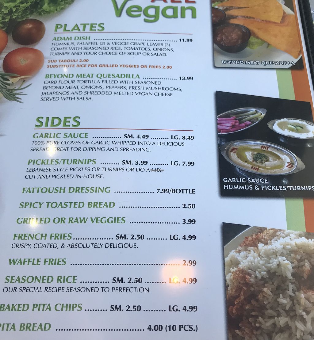 Fattoush Clinton Michigan Restaurant HappyCow